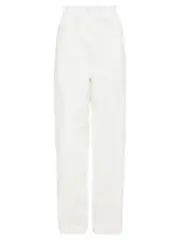 Matteau | Relaxed Cargo Pant in White | The UNDONE