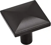 [Amerock] Extensity Extensity 1-1/8 in (29 mm) Length Flat Black Cabinet Knob - 10 Pack, Flat Black