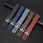 20mm Strap Silicone Watch Band for Omega Seamaster 300 Planet Ocean + Tools