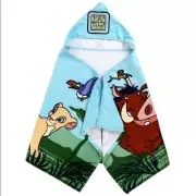 The Lion King SIMBA-Pumba-Nala Hooded Bath Wrap Towel-22x51"-KIDS hakuna matata