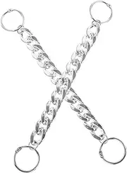 [Healeved] 2Pcs Pearl Shoe Charms Chain for Sandals DIY Decoration Unique Acrylic Shoe Chain Accessories for Casual Footwear Enhance Style with Vivid Designs