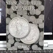 Vintage Whitman-Harris folder Standing liberty quarters 1916-1930 new & unused !