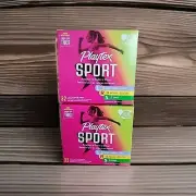 2 Pack Of Playtex Sport Tampons - Light/Regular/Super - Multi Pack - 32 count