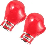 [OATIPHO] 2pcs Sports Medal Brooch Clips Boxing Buttons Boxing Shaped Brooch Pin for Clothes Boxing Pins for Clothes Cartoon Lapel Badge Brooch Costume Jewelry Retro Brooch Metal Red