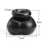 Delay Erection Enhancer Soft Ball Stretcher Testicle Scrotum Squeeze Sleeve Ring