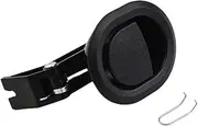 Black Recliner Pull Handle Replacement for Sofa and Chair, Design with Screw Holes