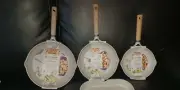Masterclass Premium Cookware 8″ 9.5″ 11″ Skillets Frying Pans Set Of 3