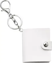 [YangQian] 2 Inch Photo Album Keychain Id Picture Key Ring Holder for Womens Mini Scrapbook Key Chain Tiny Photobook Keychains Photo Storage Keychain for Keys Small Pocket Photo Book Picture Keychains Accessory