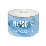400 PC PlexDisc 52X 700 MB 80MIN CD-R White Top non-printable Blank Disc 631-700
