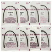Arcos De Ortodoncia Stainless Steel Orthodontic Arch Wire Round 014 016 18 Ovoid