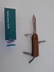 Swiss Army Knife - Victorinox SWISS Airline Evolution 10 Wood New