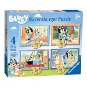 Ravensburger - Bluey Let s Do This 4-in-1 Puzzle Set