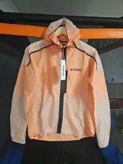 Adidas Terrex Agravic Windweave Trail Running Jacket Women Small HZ1325 NWT $140