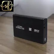 US PLUG - Aluminum Caddy 3.5 Inch USB 3.0 to SATA Port SSD Hard Disk Drive Enclo