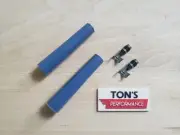 Pair Blue Straight Spark Plug Wire Boot And Terminal Taylor Wire 8mm DIY kit