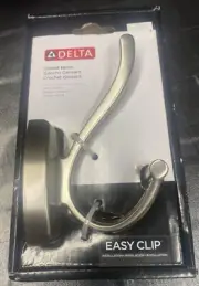 DELTA Dansant Towel Hook, Robe Hook Satin Nickel Towel Holder for Bathroom, Etc.