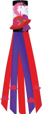 Red Hat Society Windsock..7........ TG 28066