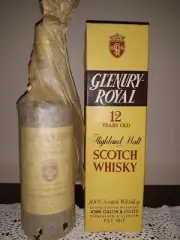 Glenury Royal, Single malt whisky. 12 yo 750mL. 40% Pristine rare OLD bottle.