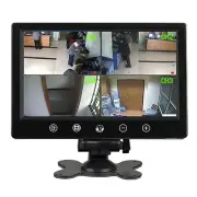 9 Inch 4 Split Quad TFT LCD Screen Car Rear View Monitor for Bus Truck Parking