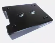GO KART KARTECH ENGINE MOUNT ANGLED SLIDE TOP PLATE PART DRILLED BLACK ARROW NEW