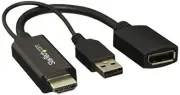 Star Tech .com conversion connector HDMI to Display Port /DP HD2DP F/S w/Track#