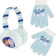 [Disney] girls Plush Girls Earmuffs and Glove Set