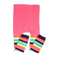 在飛比找momo購物網優惠-【美國 juDanzy】內搭褲襪_粉紅條紋(955)