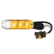 LED Autolamps Front Indicator/Position Light with AMP Plug 12-24V 4 LED Lamp