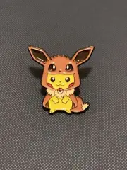 Pokemon Eevee Enamel Pin | Pikachu Eevee Poncho Deco Pins