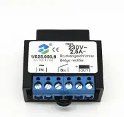 1/025.000.6 230V 2.5A Motor Brake Rectifier Brückengleichrichter Bridge
