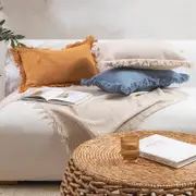 Dawson Oblong Fringe Cushion [HABLDAWSO19_OBL]