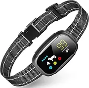 Houndware Advanced Multifunctional Anti-Barking Collar - Effective Dog Training Device, Real-Time Bark Monitoring, Multiple Training Modes, Waterproof, Durable