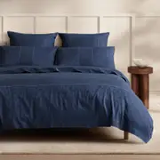 Sheridan Emersley Quilt Cover Set in Marine Size: Super King Cotton