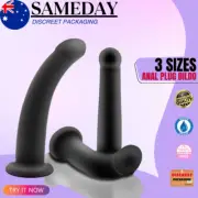 Big Silicone Anal Plug Dildo Dong Butt Thruster Cock Penis Butt Plug Sex Toy