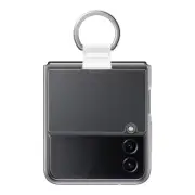 Samsung Galaxy Z Flip4 Clear Cover with Ring - Transparent