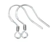 500pcs Sterling Silver Hooks Hypoallergenic Ear Wires DIY Earrings Jewelry