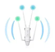 AC1200 Outdoor WiFi Extender Long Range, Weatherproof Outdoor Wireless Access...