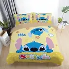 Able 3d Cartoon Stitch Anime Comforter With Matching Duvet Cover And