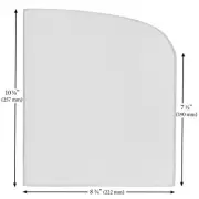 Vermont Castings Encore & Madison Right Glass: 1408629-AMP
