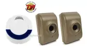 Dakota Alert DCMA-4000 2 Wireless Motion Sensor Driveway Security Alarm System