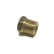 BRASS CORED HEX PLUG MALE 1/4 NPT THREADS PIPE FITTING AIR WATER BOAT