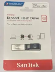 SanDisk (Discontinued) iXpand Flash Drive 256GB USB Lightning SDIX30N-256G-AN6NE