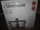 Sunbeam Slow Cooker 5.5Ltr, "Secretchef" new in box