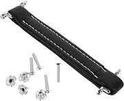 Homoyoyo Guitar Amp Speaker Handle Strap Leather Material Metal Bar Reinforcement Handle for Audio Amplifier