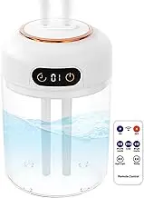 Remote Control Humidifier - Air Purification Double Spray Humidifier - USB Charging Purifier Multi-Functional Hydration Machine for Home Bedroom Yoga Studios