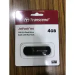 點子電腦-北投◎創見 TRANSCEND JETFLASH 600 USB2.0 4G 隨身碟 MLC ◎330元