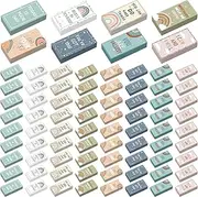 Fullhawl 200 Pcs Inspirational Pencil Erasers Bulk for Students Fun Motivational Erasers Back to School Office Supplies for Classroom Teacher Artists