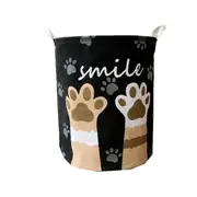 Dirty Clothes Storage Baskets Toy Storage Bucket Cartoon Folding Fabric Hamper Marble Laundry Basket 02 COLOR