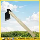 Mini Hoe with Wooden Handle Garden Hand Hoe Hand Cultivator (38*8.5*10.5CM) .