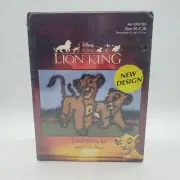 Caron Disney The Lion King SIMBA & NALA Latch Hook Kit Art LK0100 New Sealed.